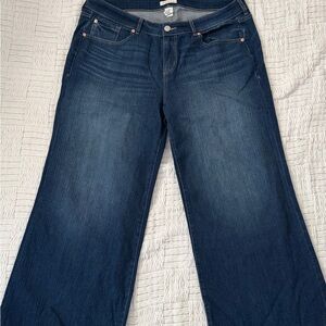 Women's Blue Wide Leg Jeans